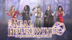 "Real Housewives of Dungeons and Dragons" Podcast logo